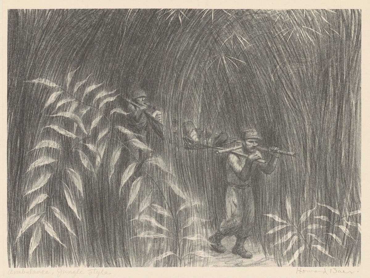 Ambulance, Jungle Style by Howard Baer