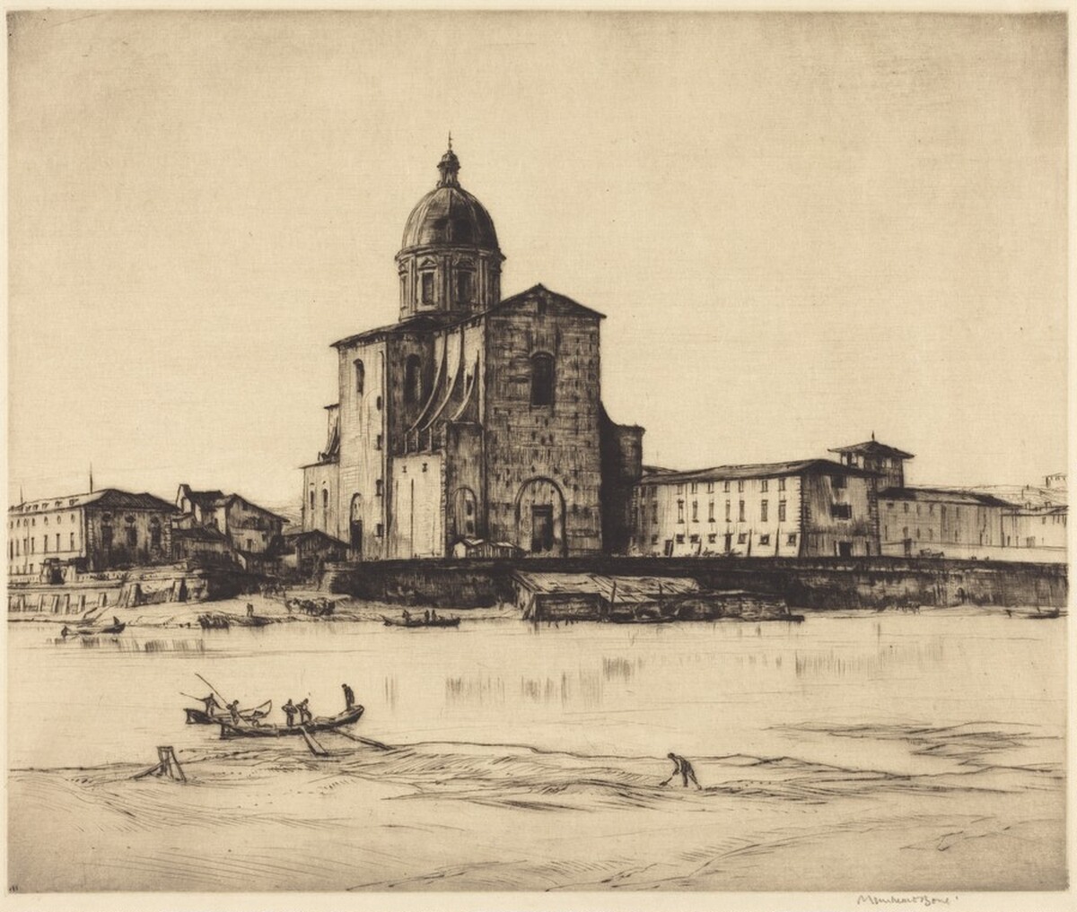 San Frediano in Cestello, Florence by Sir Muirhead Bone