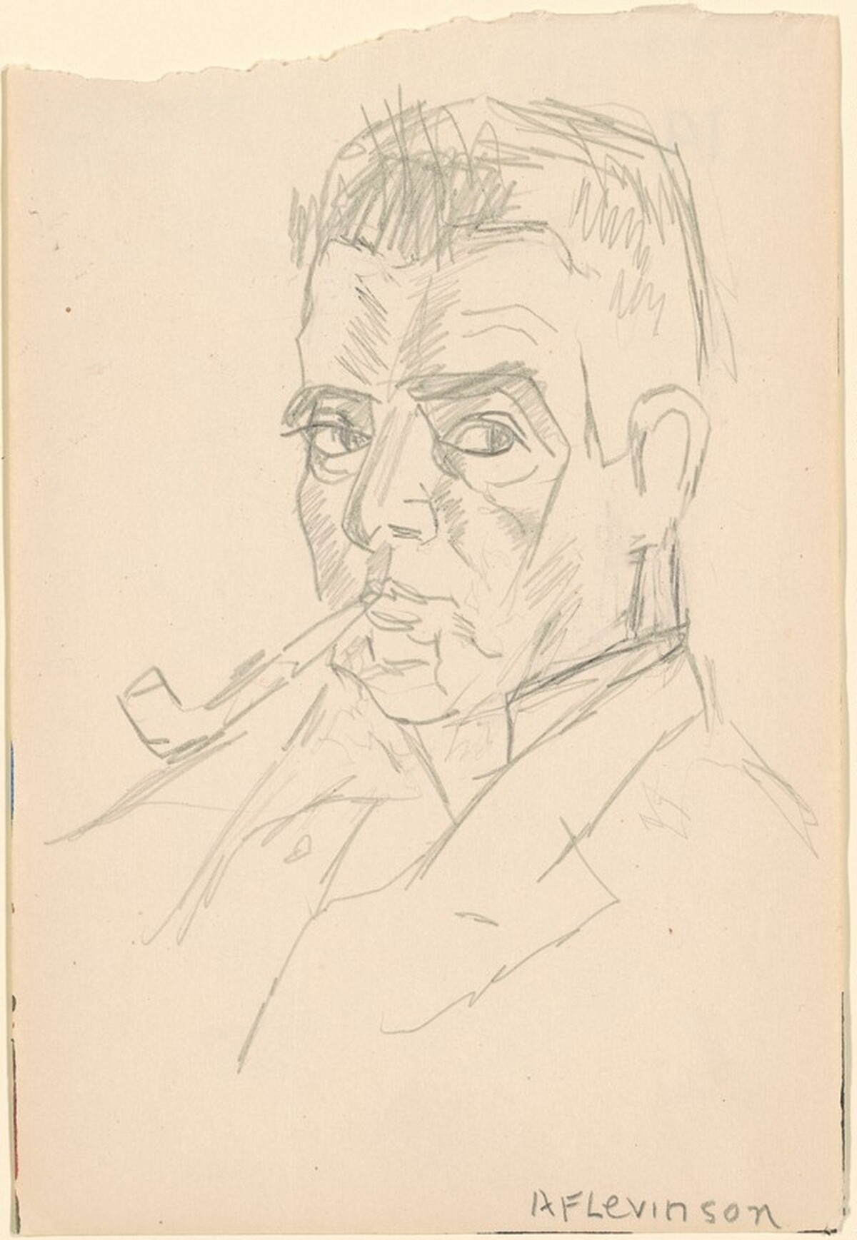 Self-Portrait by Abraham F. Levinson