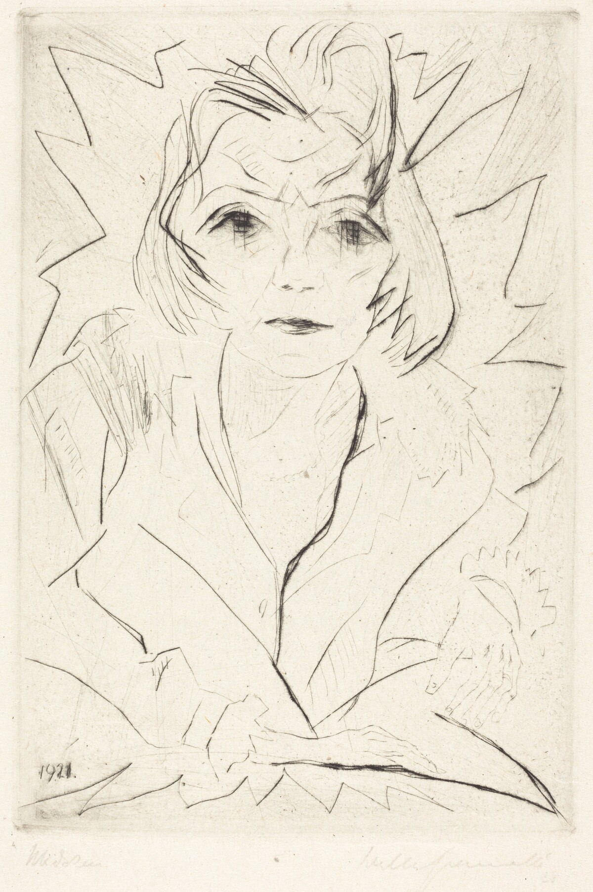 Madchen (Girl) by Walter Gramatté