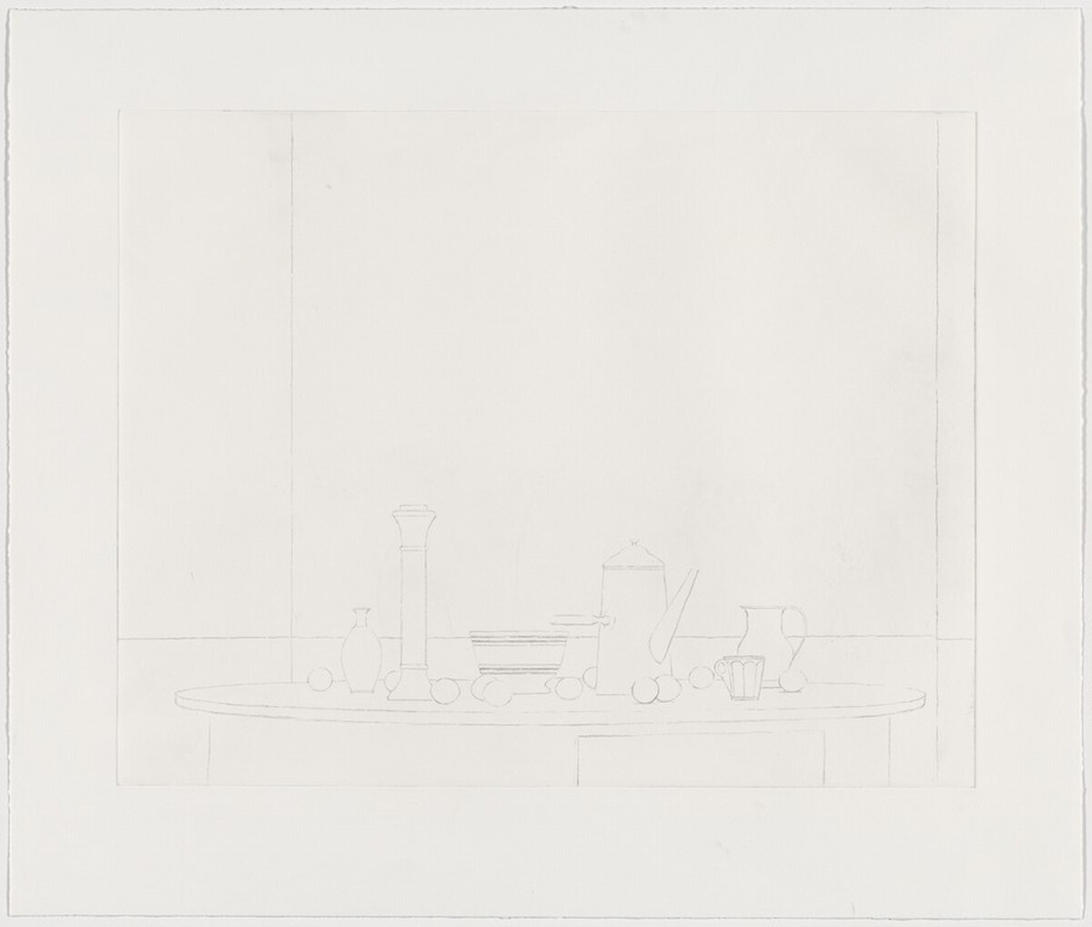 Piazza Rotonda [working proof 1] by William Bailey