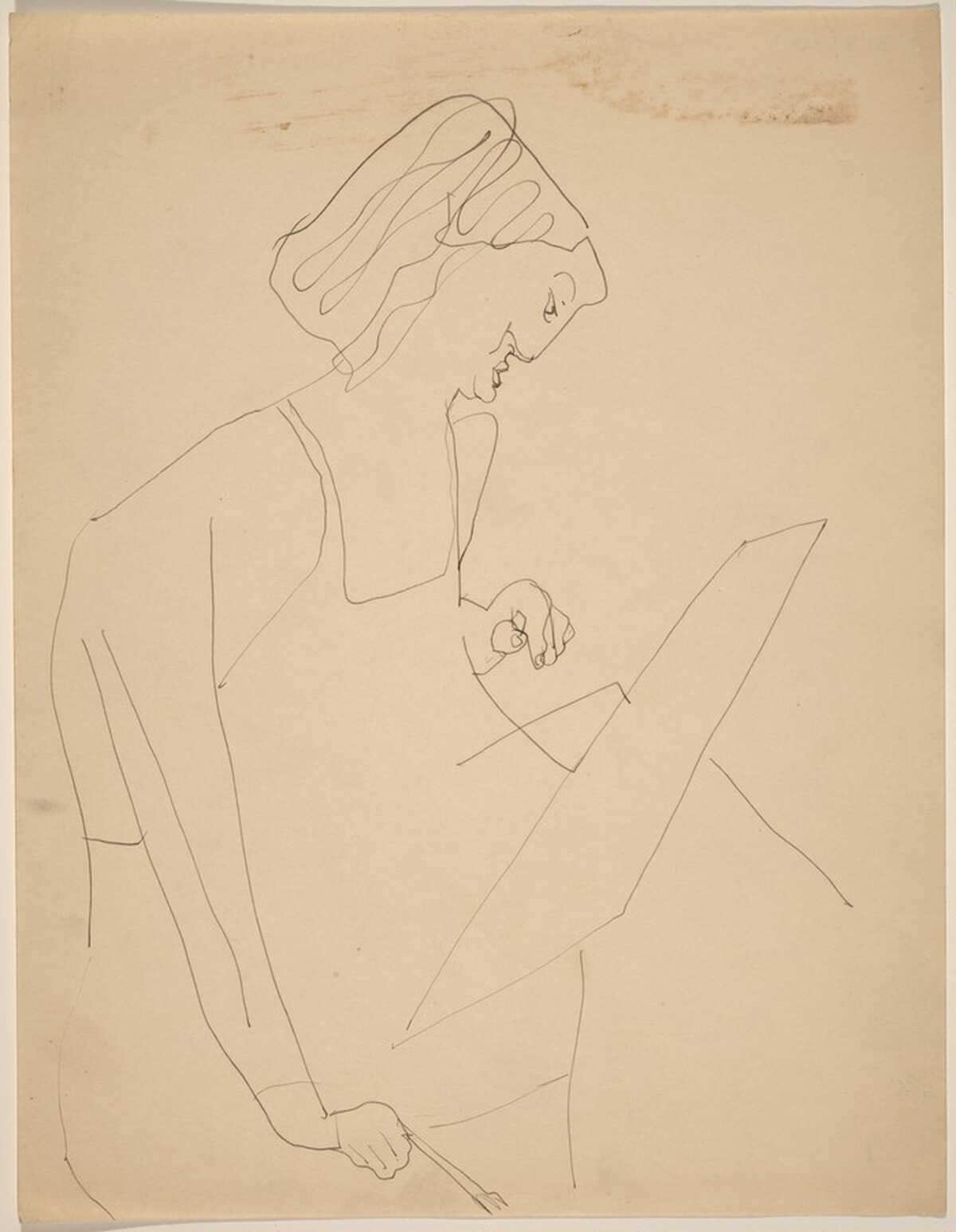Seated Woman Turned to the Right, Painting by Mark Rothko