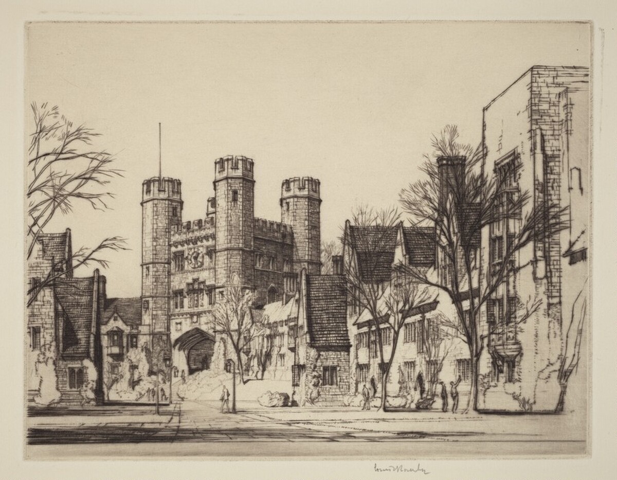 Blair Tower from Laughton by Louis Conrad Rosenberg