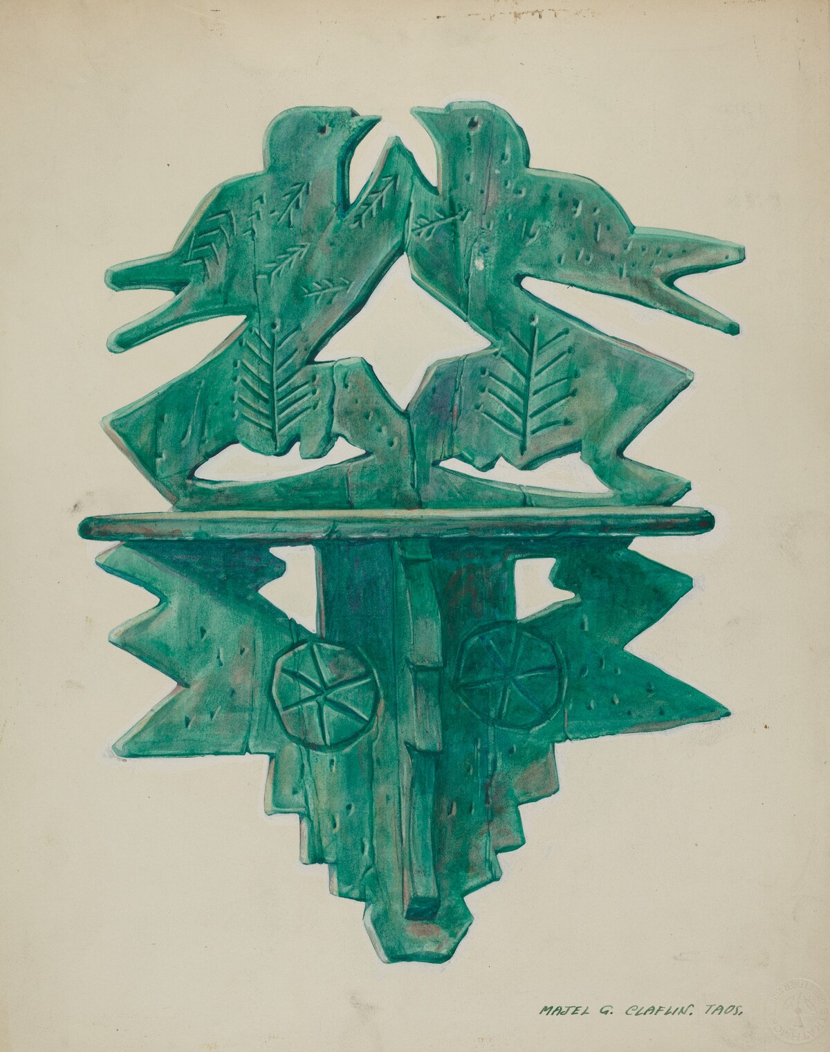 "Bird" Shelf by Majel G. Claflin