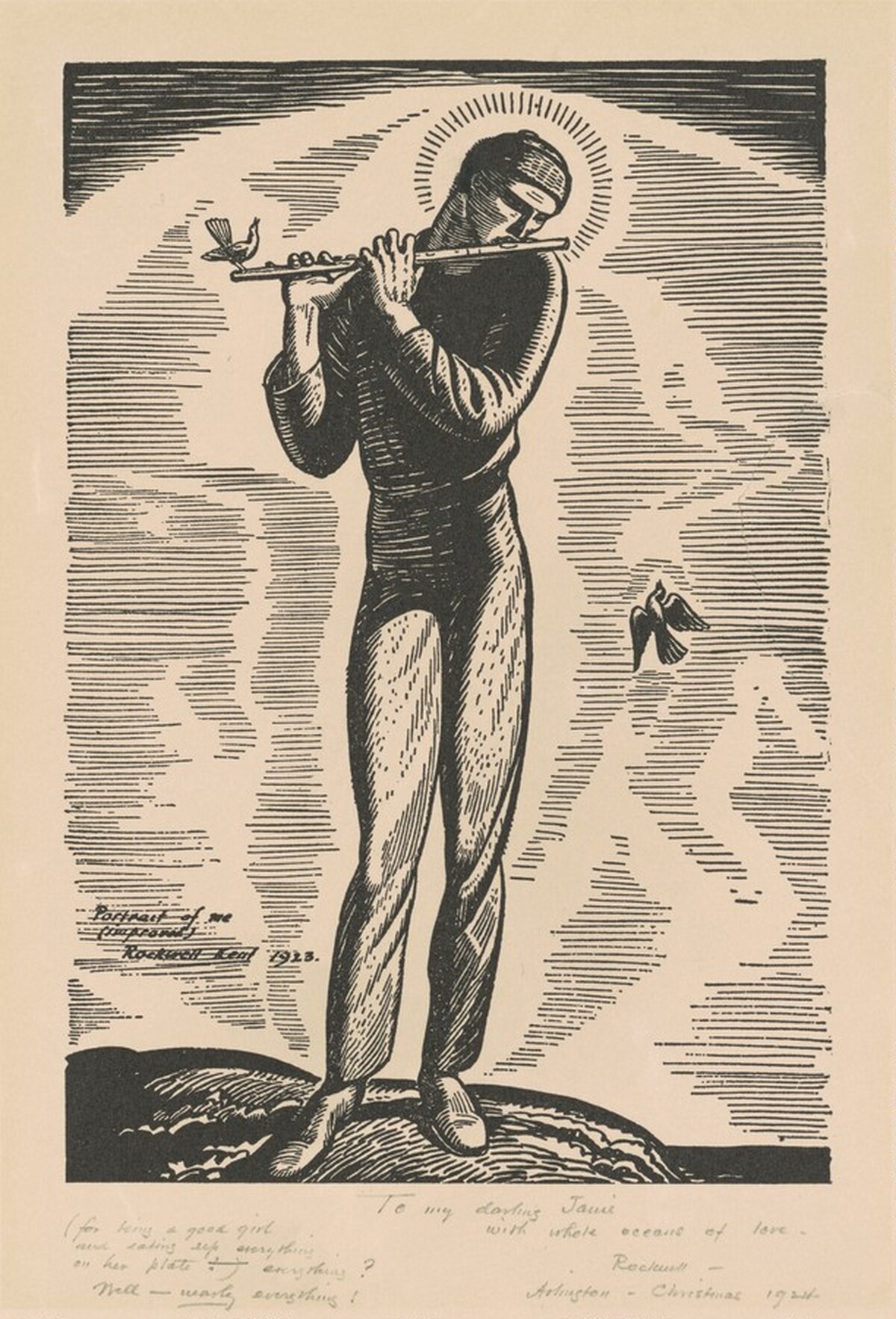 Portrait of Me (Improved) by Rockwell Kent