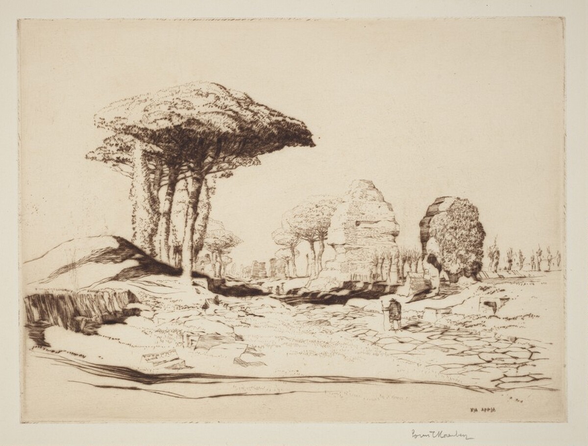 Via Appia Antica, Rome by Louis Conrad Rosenberg