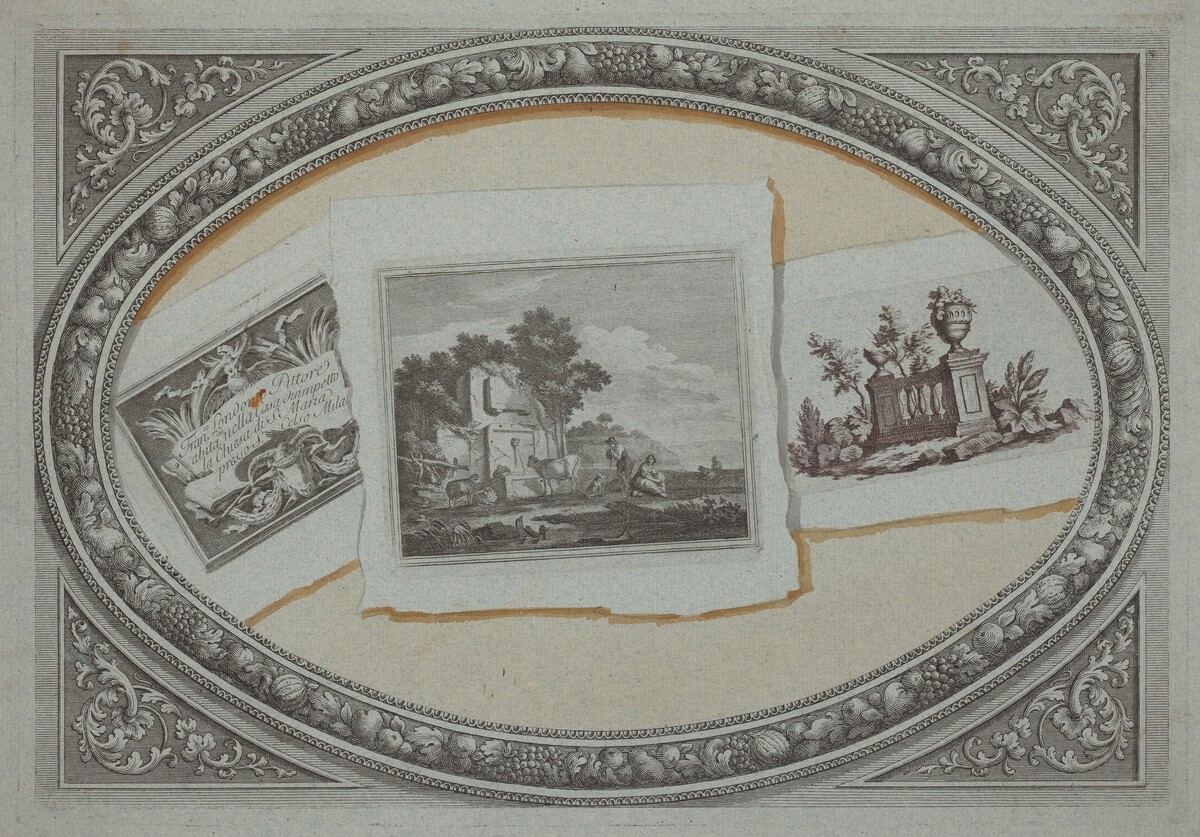 Trompe l'Oeil: Prints with Londonio's Calling Card, Using Original Copperplates by Milanese 18th Century, Francesco Londonio, and Benigno Bossi