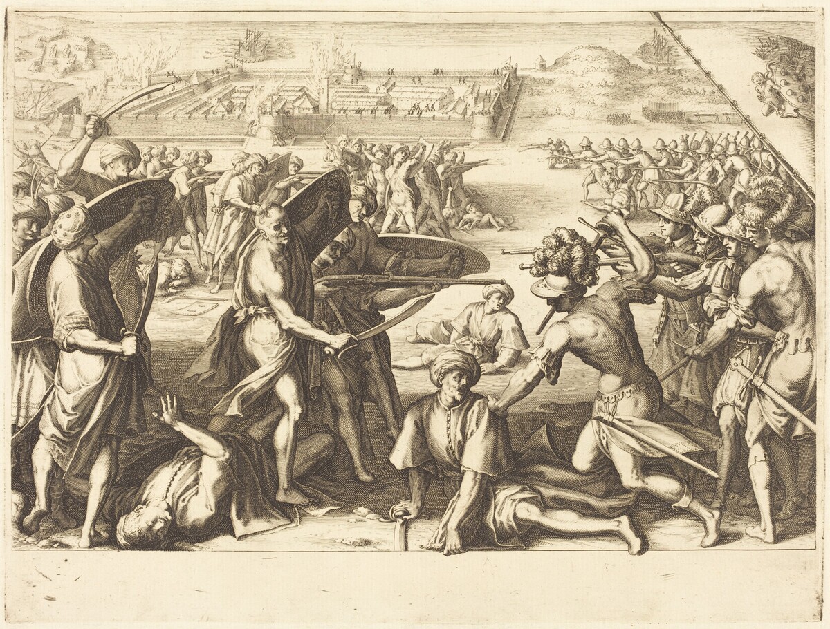 Assault on the Outer Forts of Bone by Jacques Callot