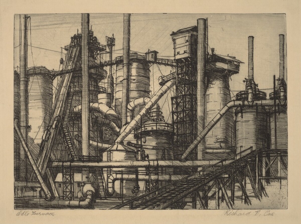 Idle Furnace by Richard B. Coe