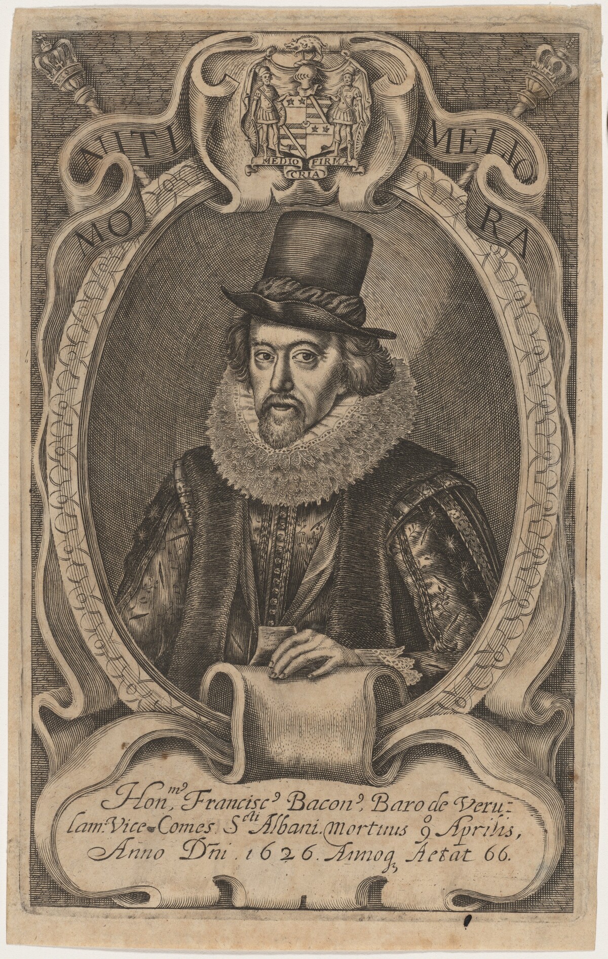 Sir Francis Bacon by Simon de Passe