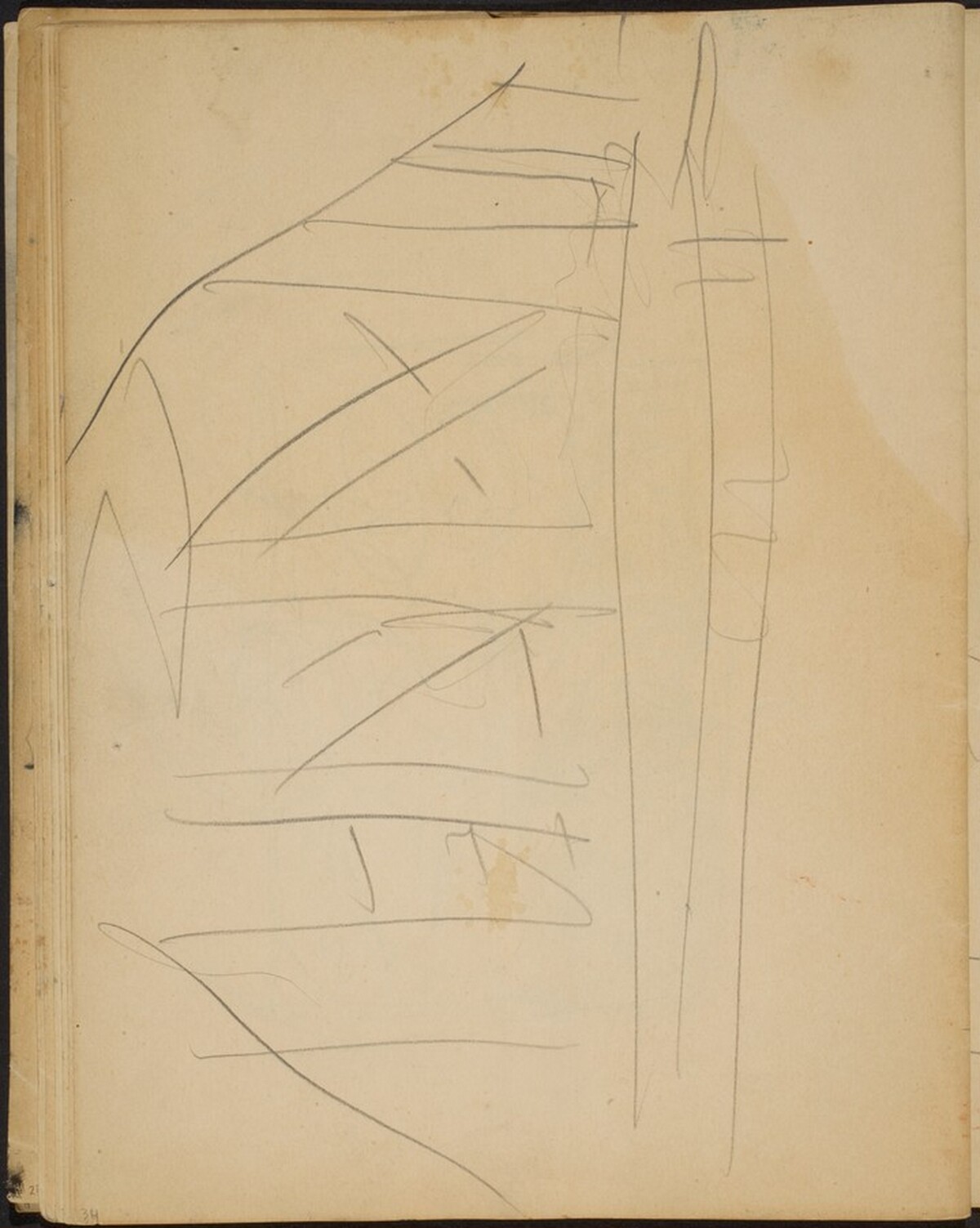 Skizze (Sketch) [p. 34] by Max Beckmann
