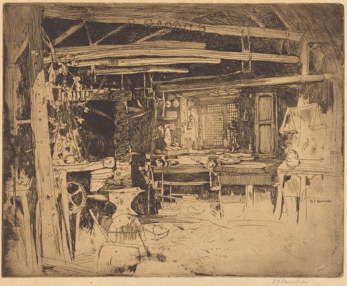 The Smithy by David Young Cameron