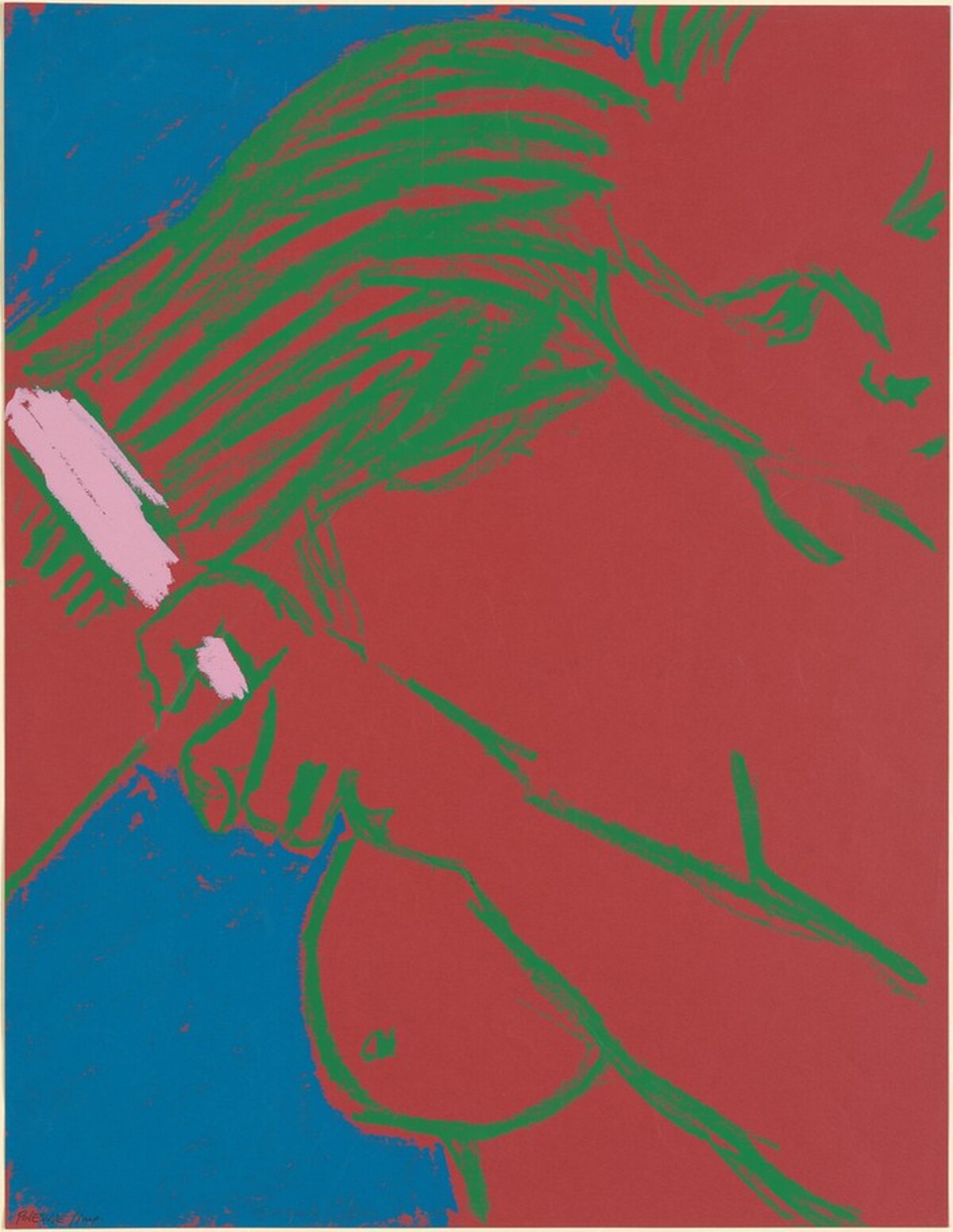 Woman Brushing Her Hair by George Segal