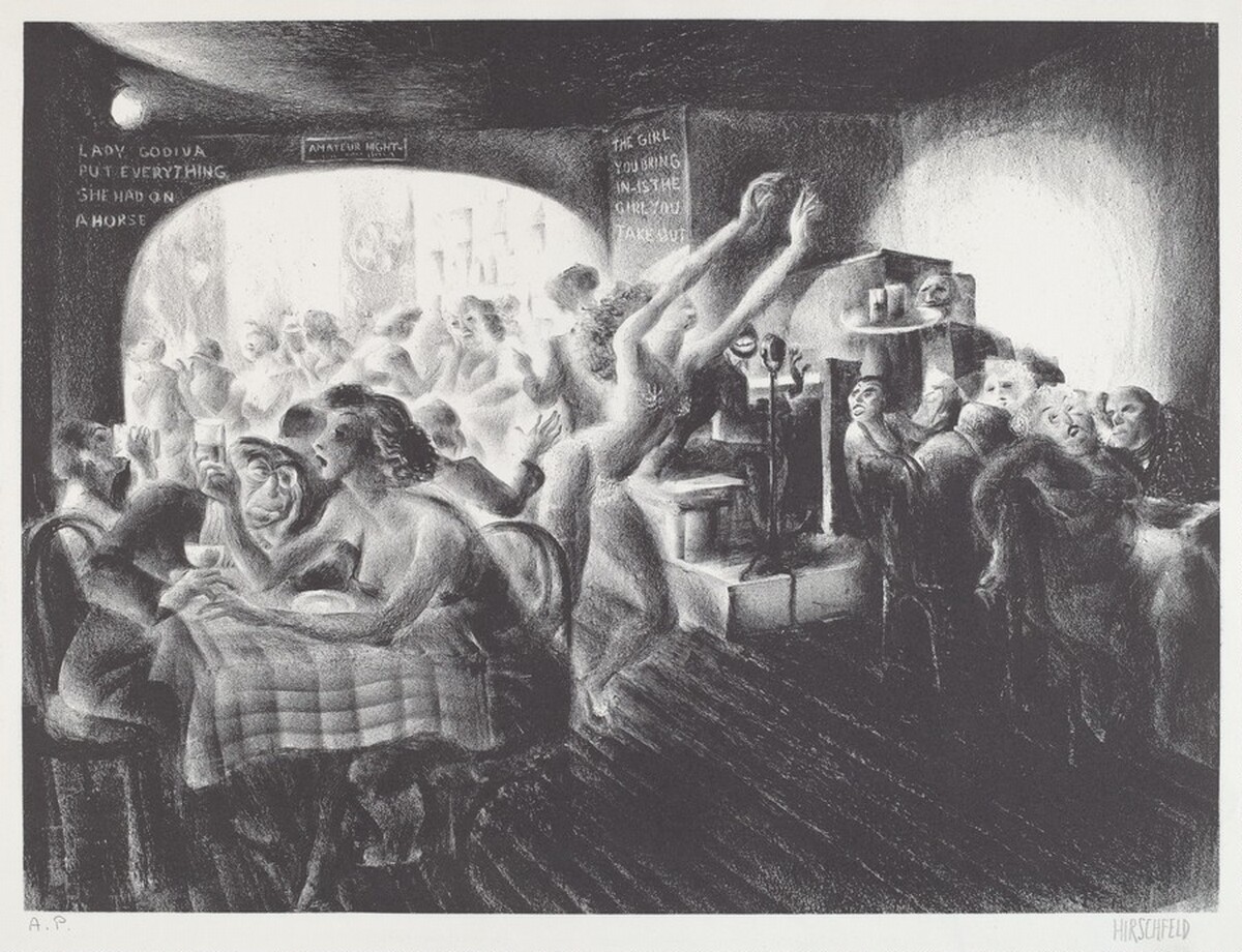 The Dizzy Club by Albert Hirschfeld