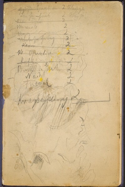 Profil und Liste (Profile with Notations) [p. 1]