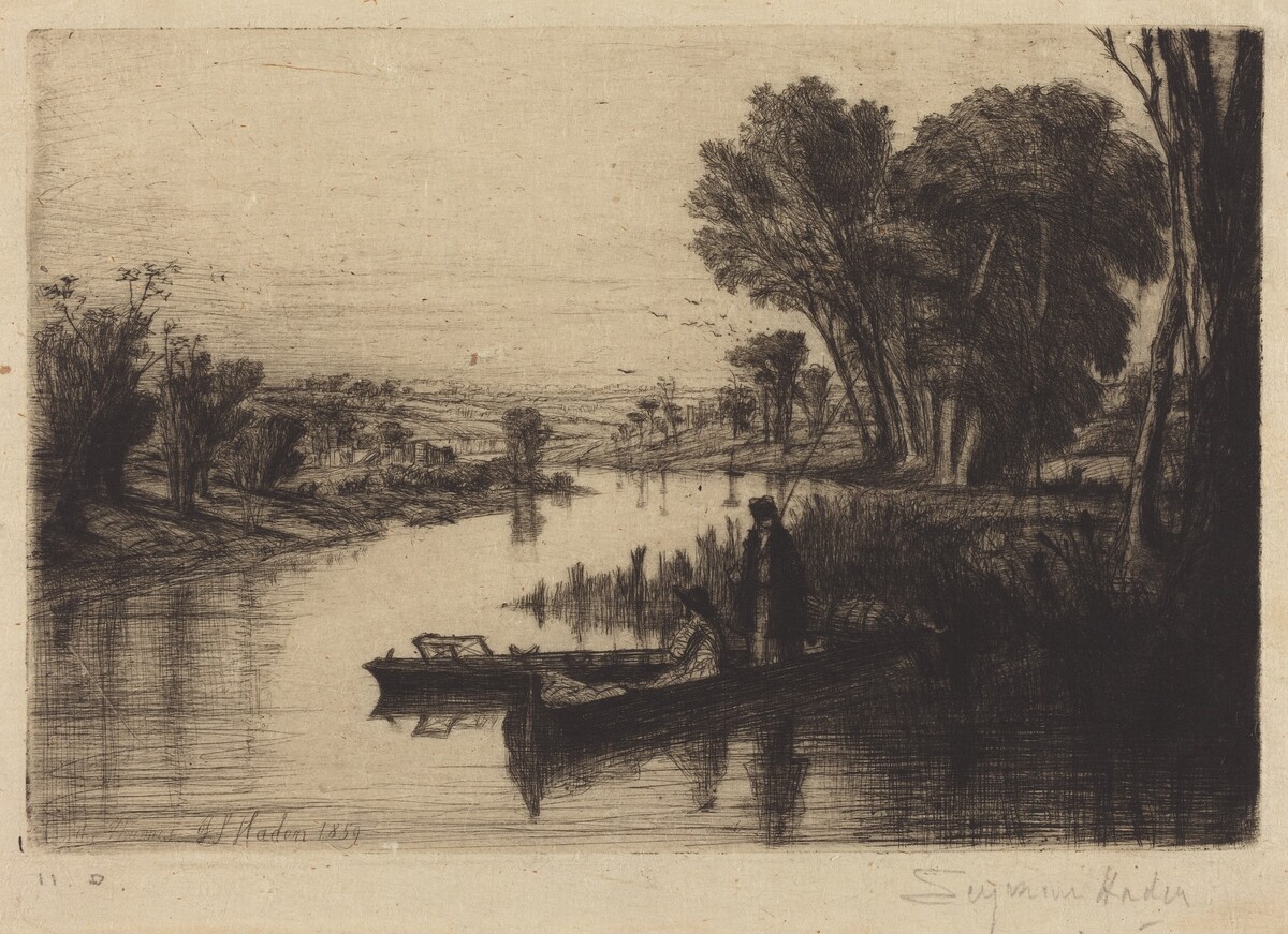 Thames Fishermen by Francis Seymour Haden