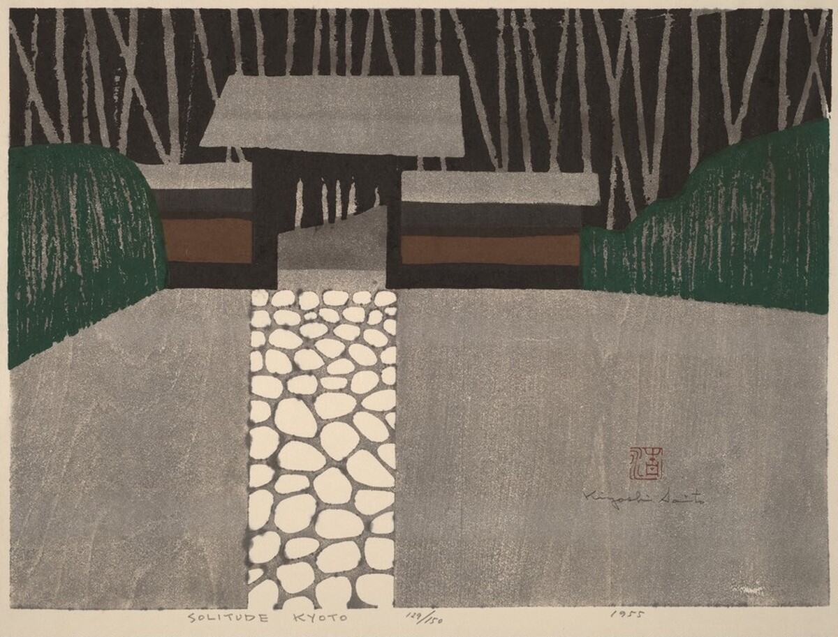 Solitude, Kyoto by Kiyoshi Saito