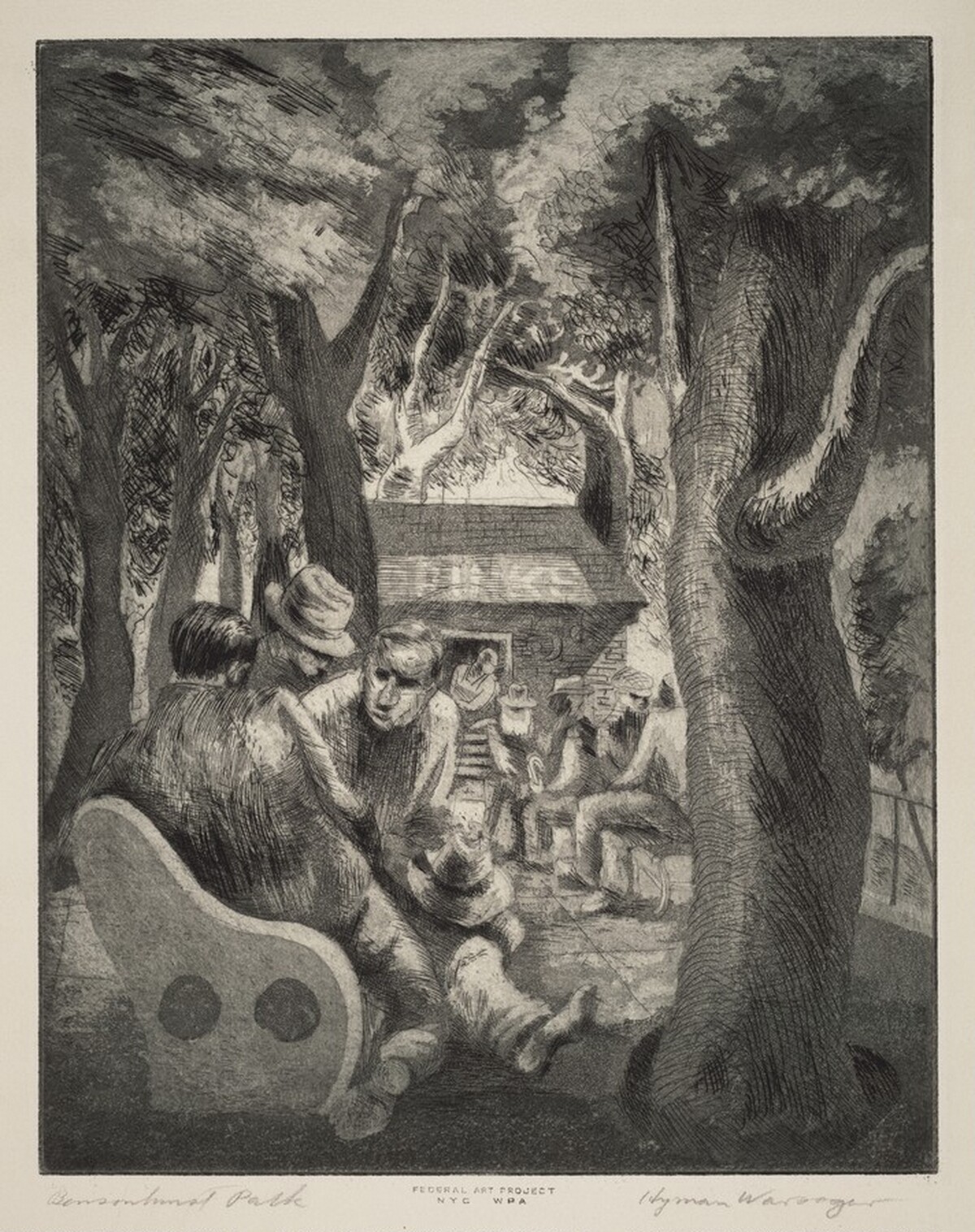 Bensonhurst Park by Hyman J. Warsager
