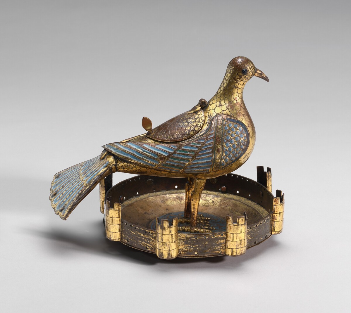 Pyx in the Form of a Dove by French 13th Century