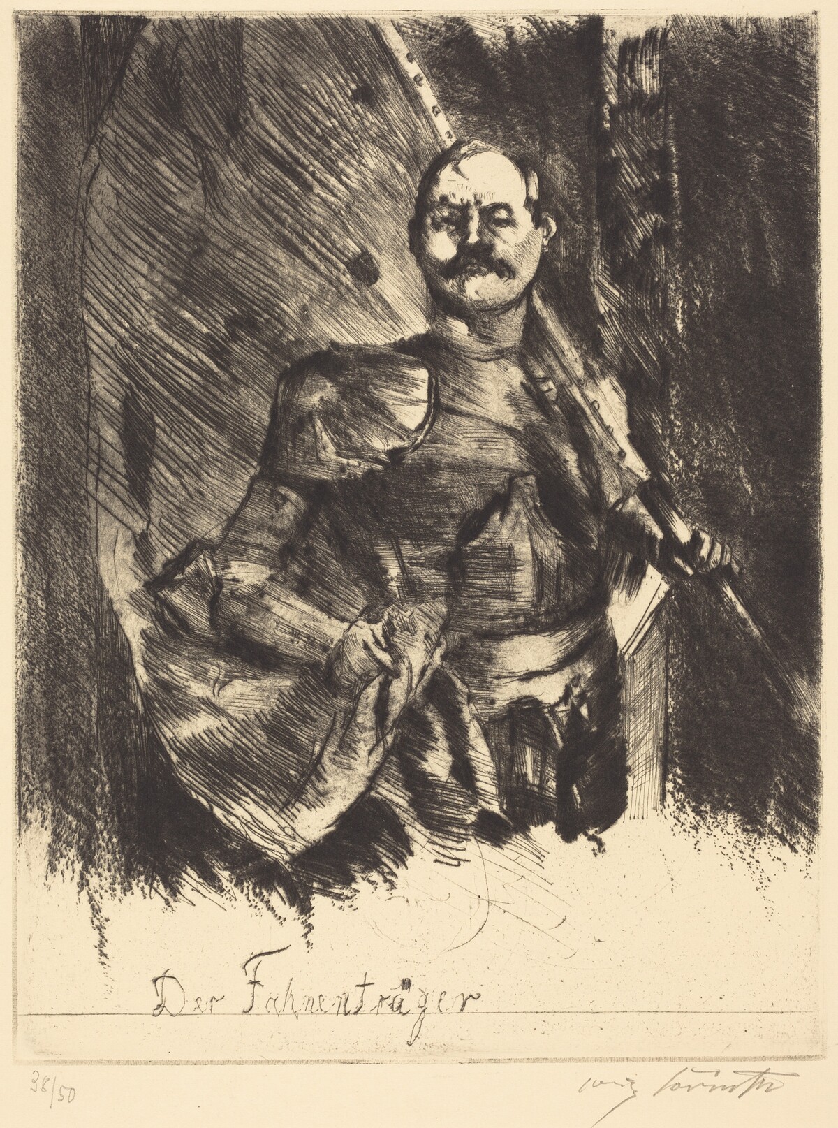 Der Fahnenträger (The Standard Bearer) by Lovis Corinth