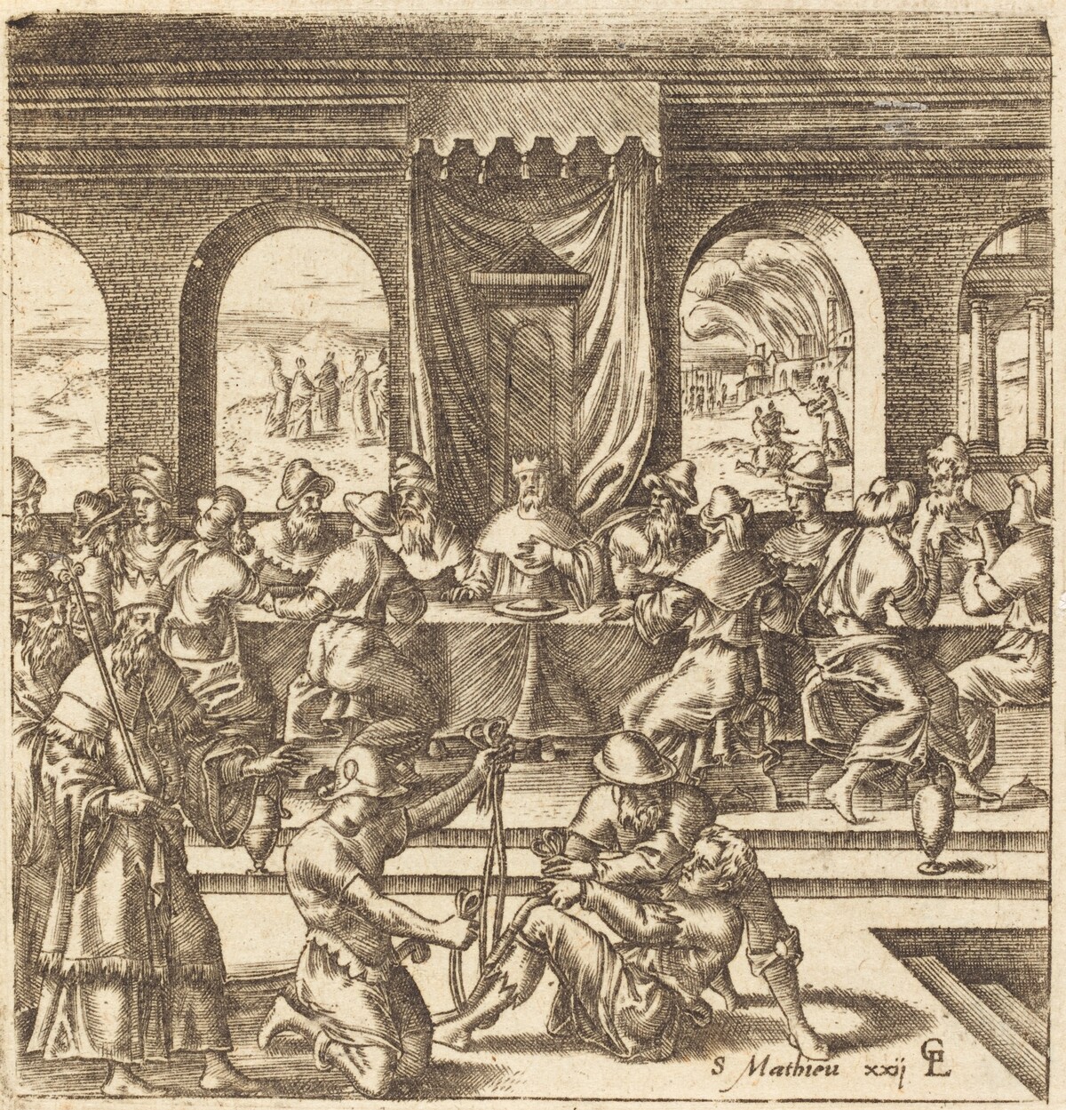 The Parable of the Marriage Feast by Léonard Gaultier