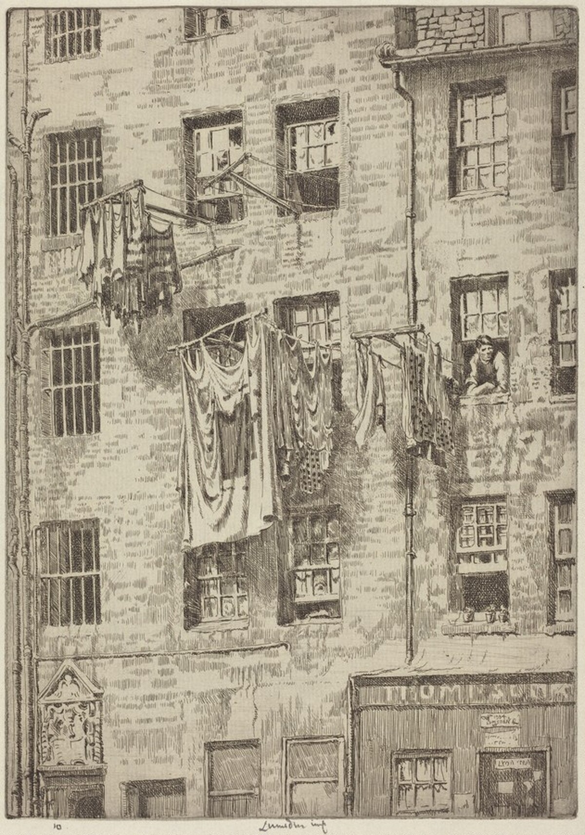 Canongate Washing by Ernest Stephen Lumsden