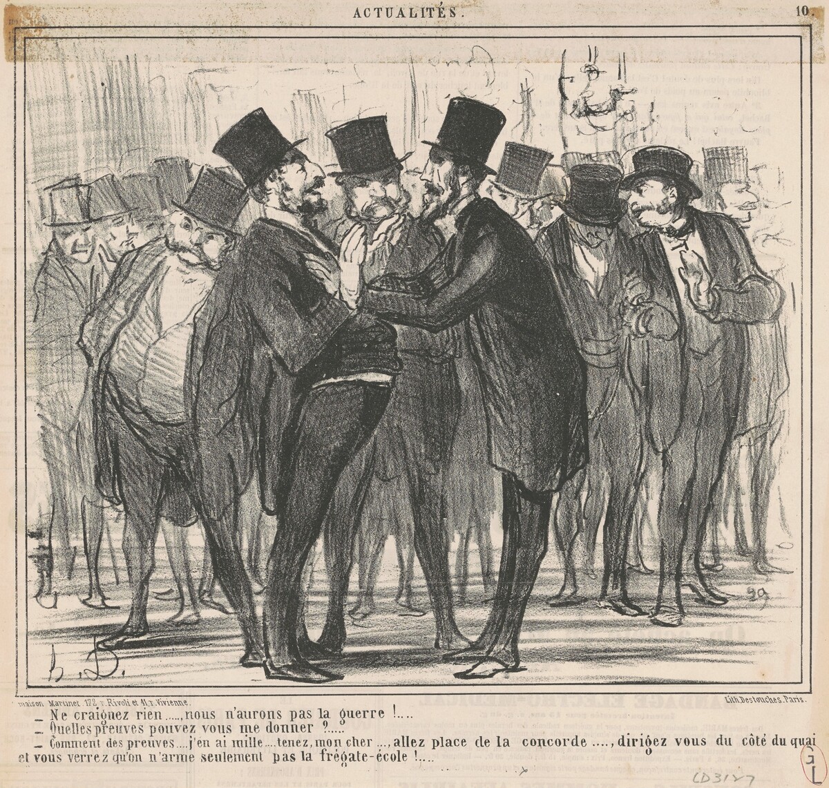 Ne craignez rien ... by Honoré Daumier