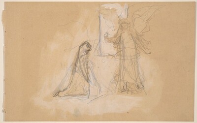 Study of a Figure from Behind [recto]
