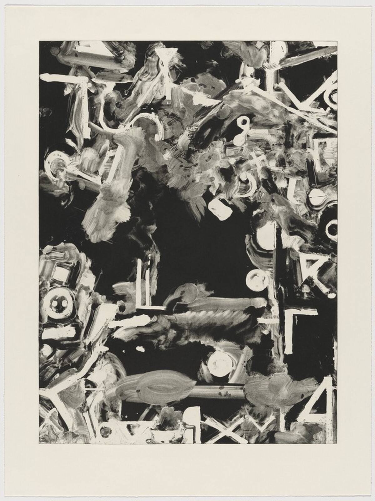 The Barbarian's Garden - Threatened [working proof 1] by Richard Diebenkorn