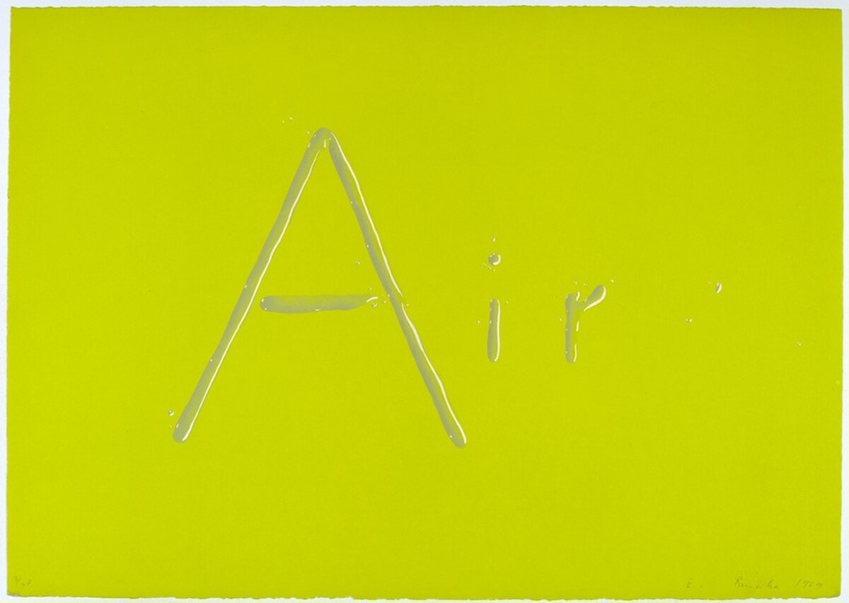 Air by Ed Ruscha