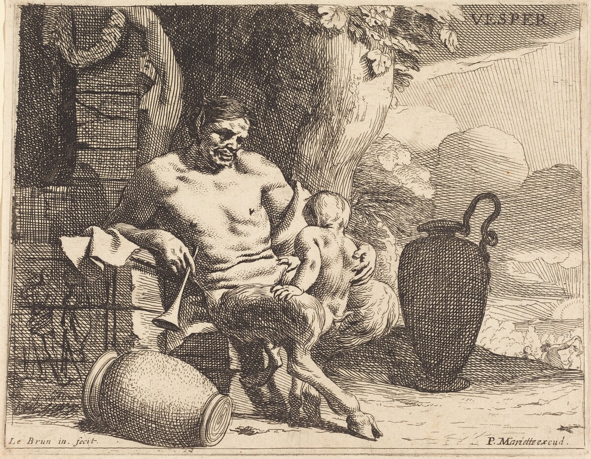 Vesper (Evening) by Charles Le Brun
