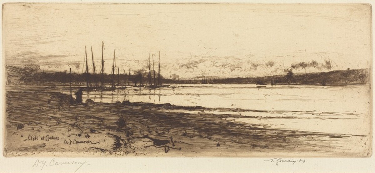 Clyde at Cardross by David Young Cameron