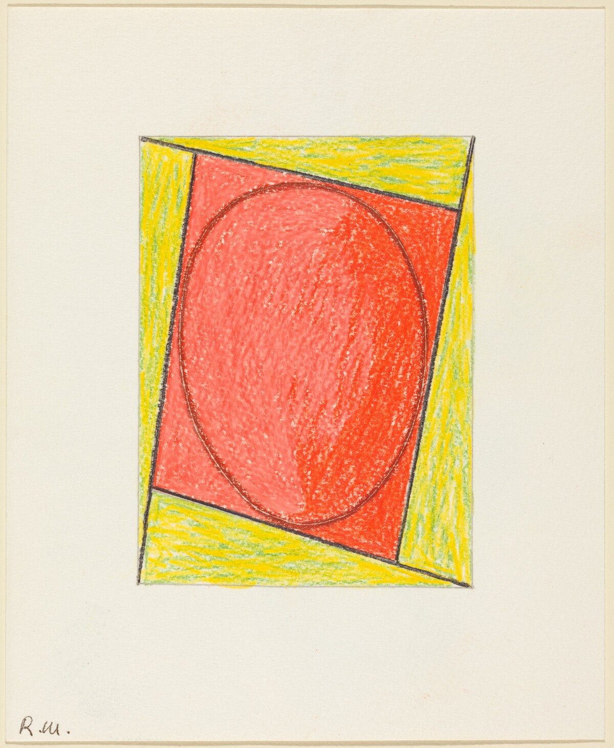 Untitled (recto) by Robert Mangold