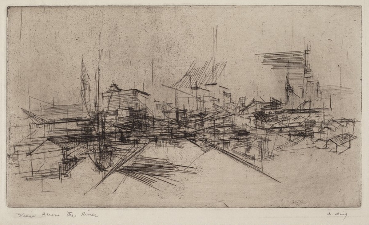 View Across the River by Alexander M. Bing