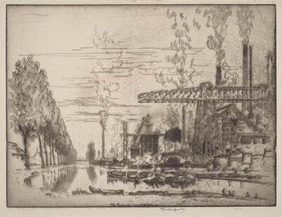 The Brussels Canal, A Modern Hobbema