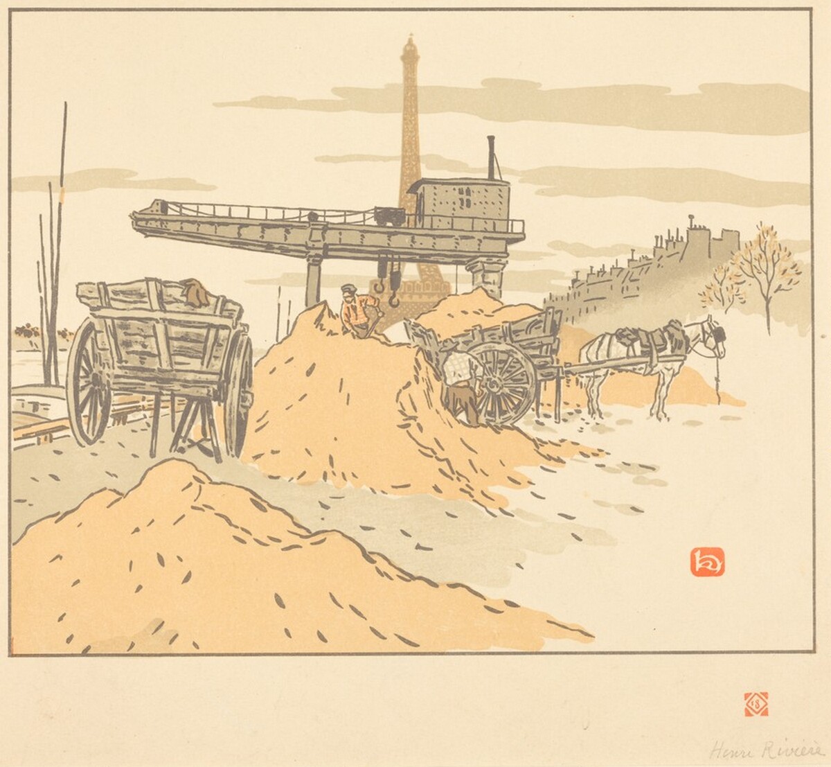 Du Quai de Grenelle by Henri Rivière