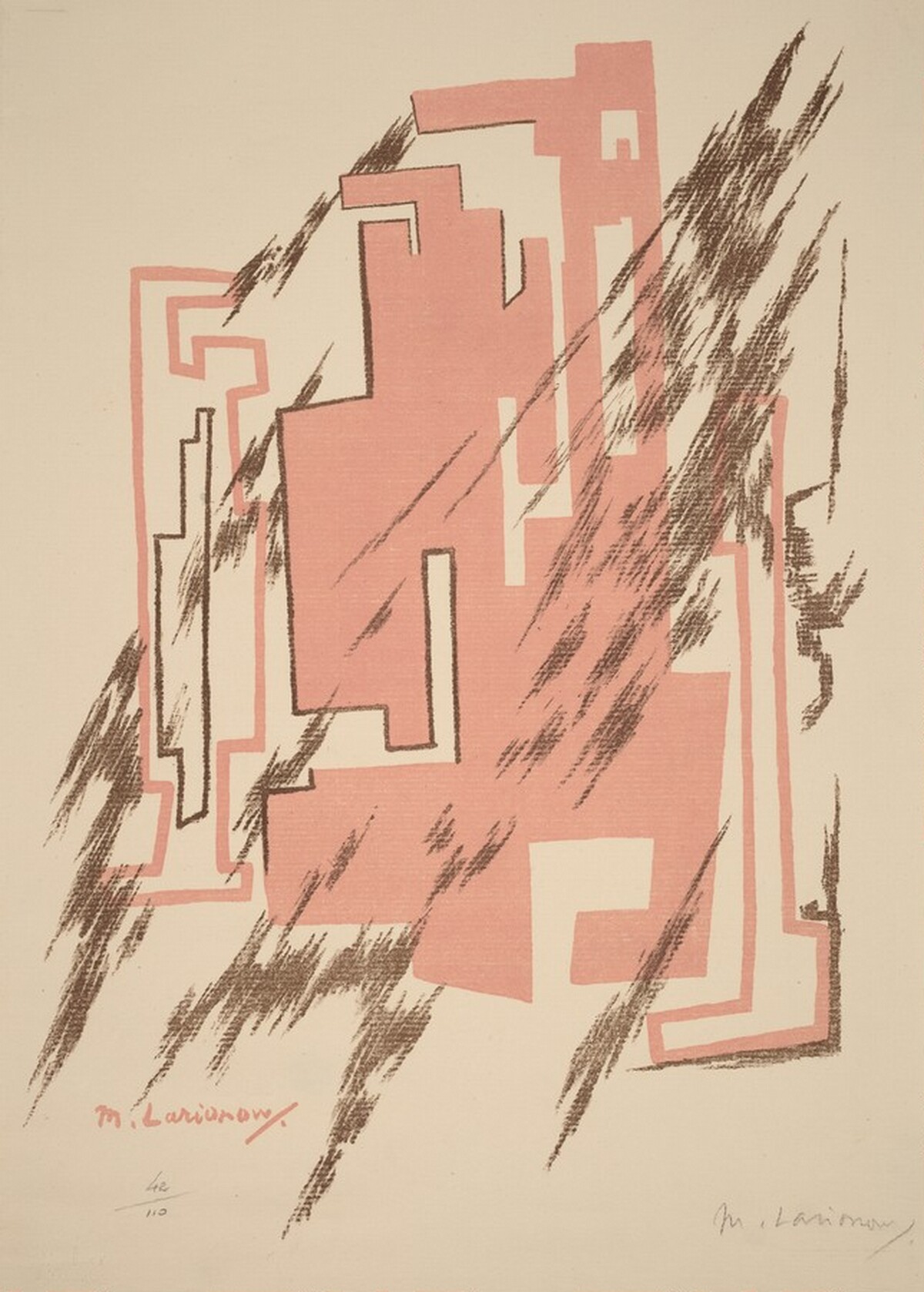 Composition by Mikhail Larionov