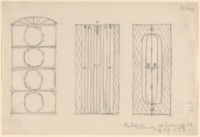 Two Designs for Ornamental Screens (and a Window Design?)