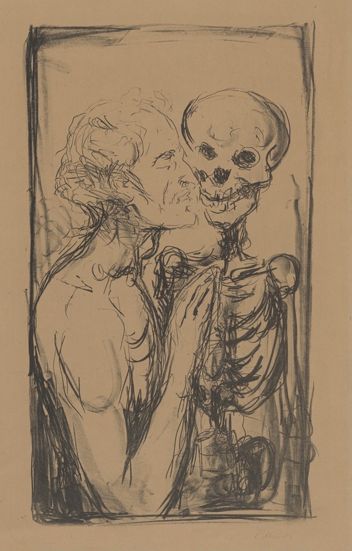 Dance of Death (Dødsdans) by Edvard Munch