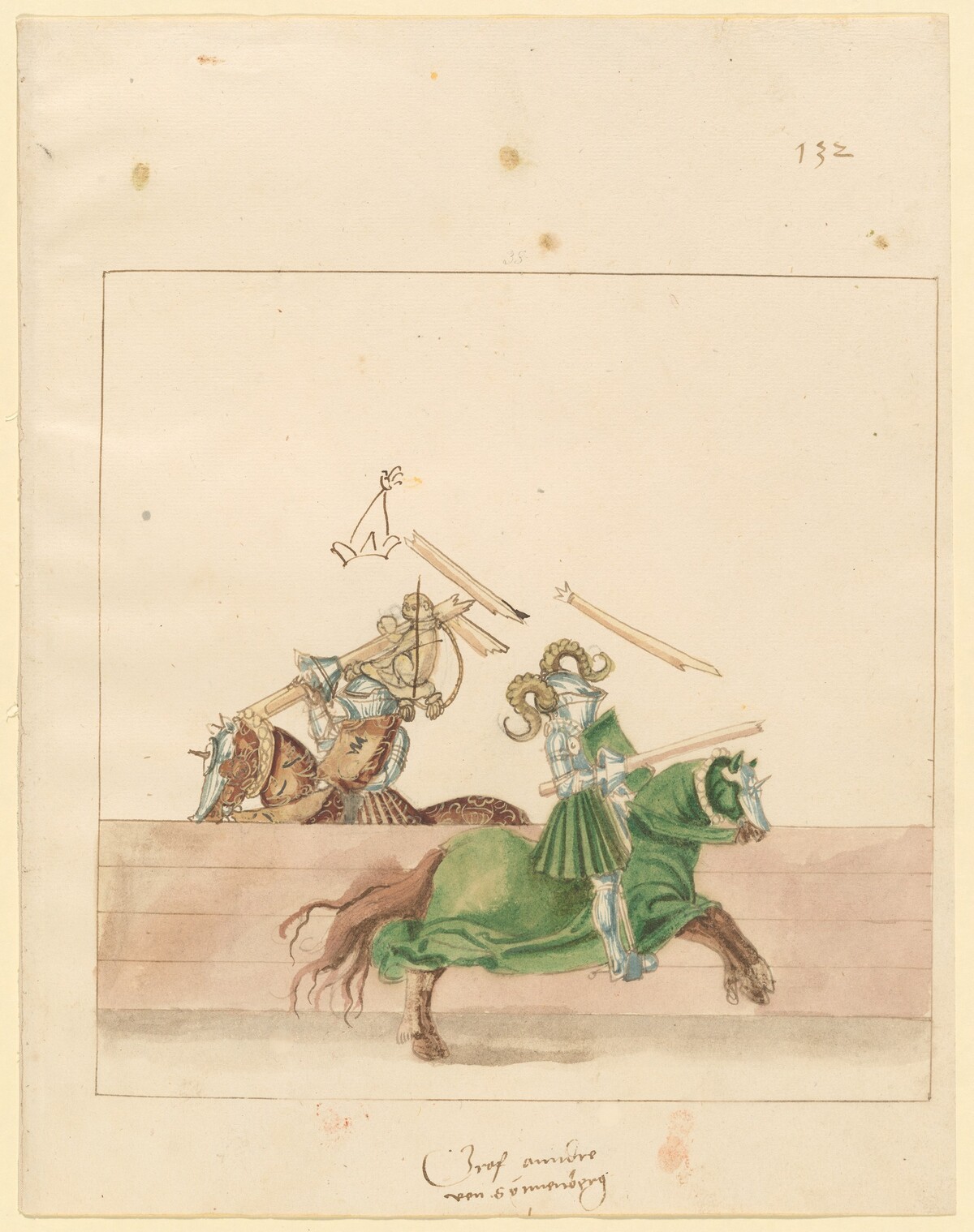 Italian Joust of Peace by German 16th Century