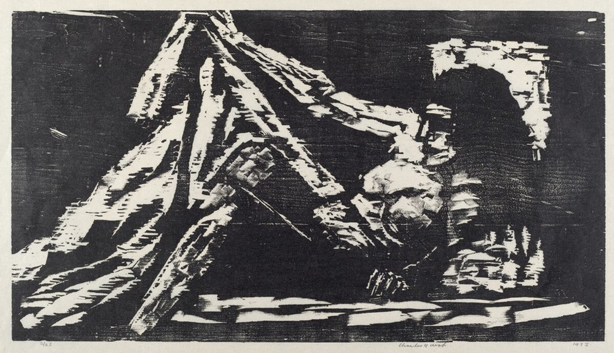 Girl in Bed by Charles Quest
