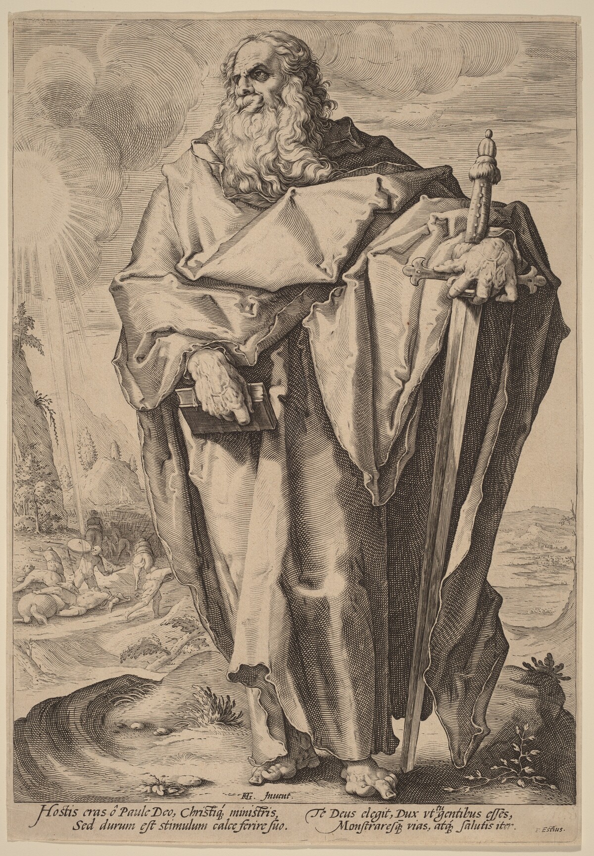 Saint Paul by possibly by Jacques de Gheyn II, after Hendrik Goltzius
