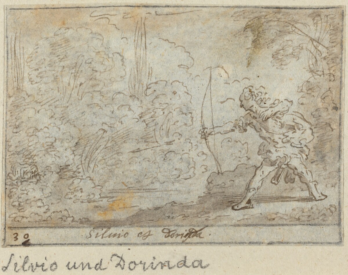 Silvio and Dorinda by Johann Wilhelm Baur