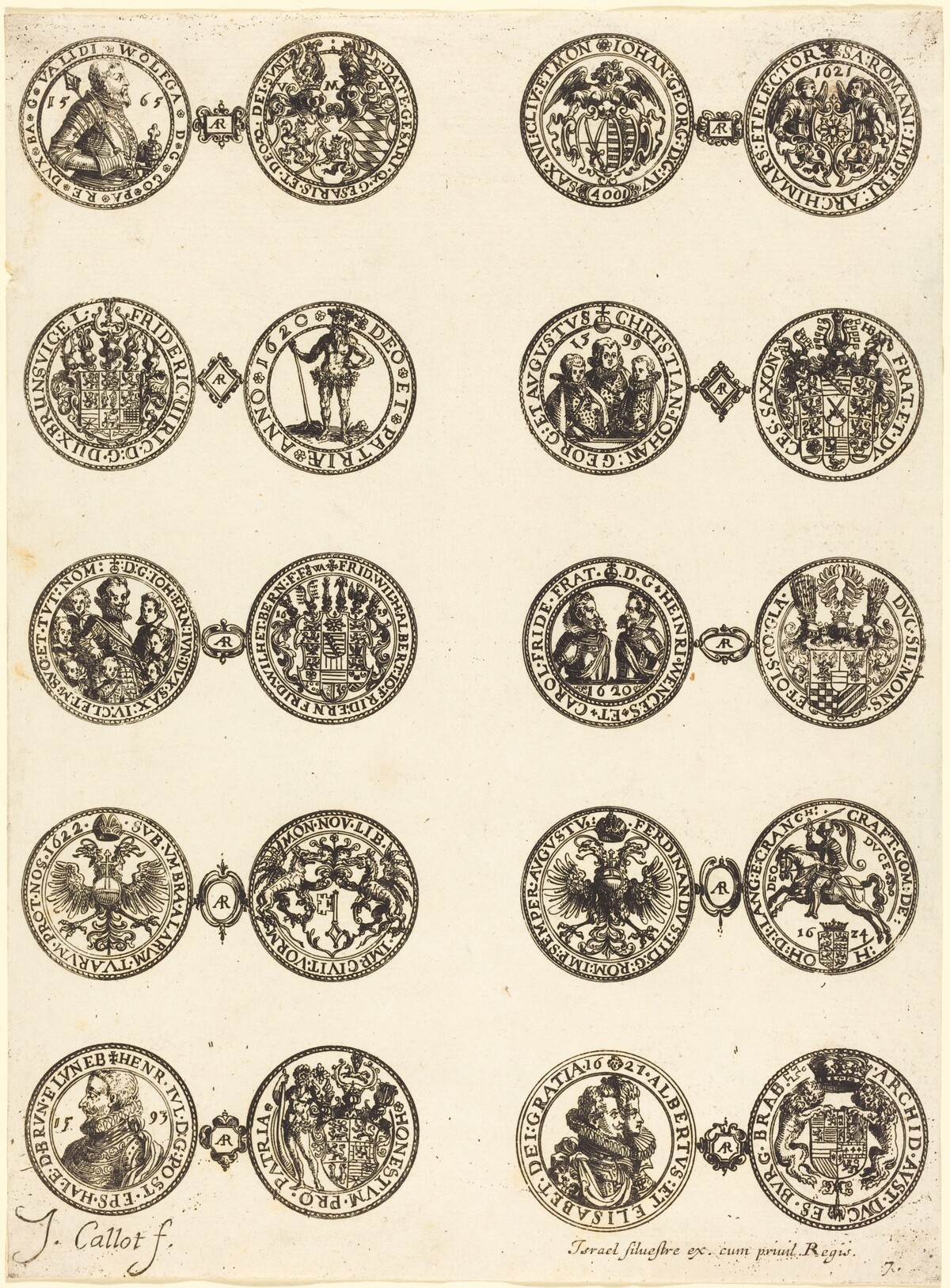 Coins [plate 7] by Jacques Callot