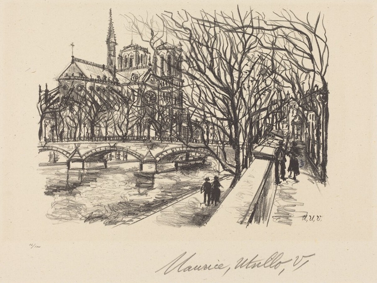 Notre-Dame de Paris by Maurice Utrillo
