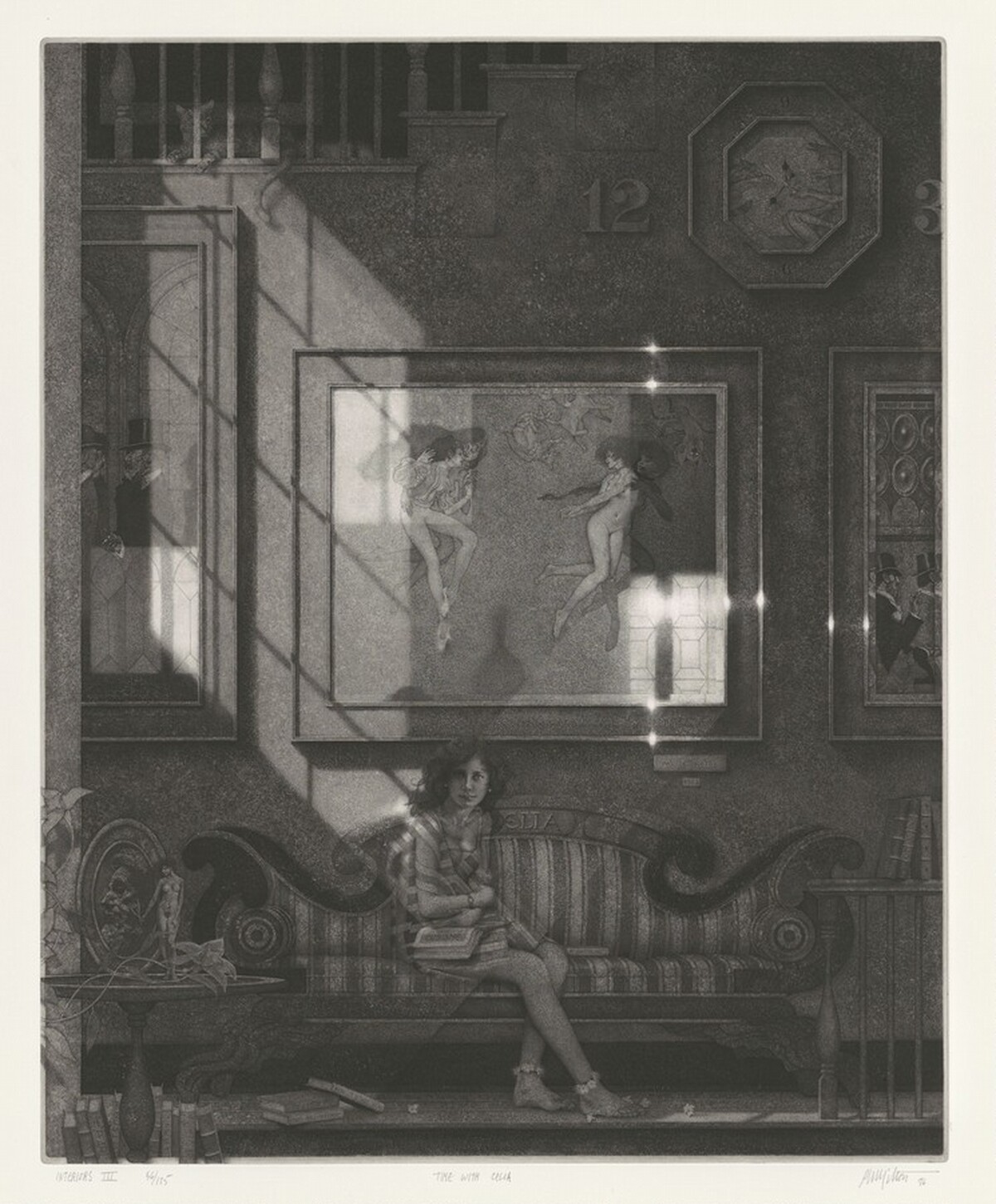 Interiors III: Time with Celia by Peter Milton