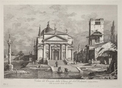 Veduta del Prospetto della Chiesa del SS. Redentore