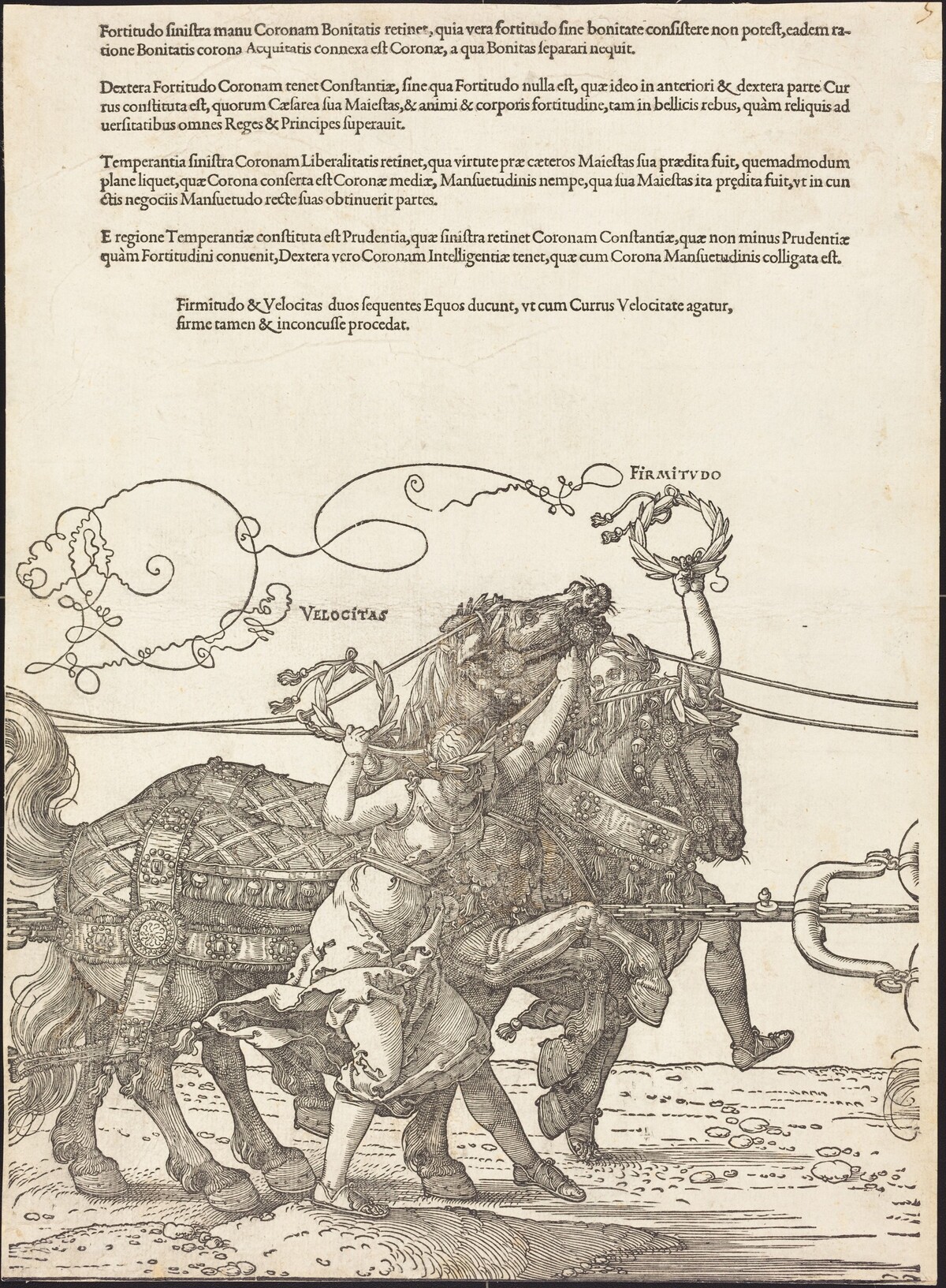 The Triumphal Chariot of Maximilian I (The Great Triumphal Car) [plate 5 of 8] by Albrecht Dürer