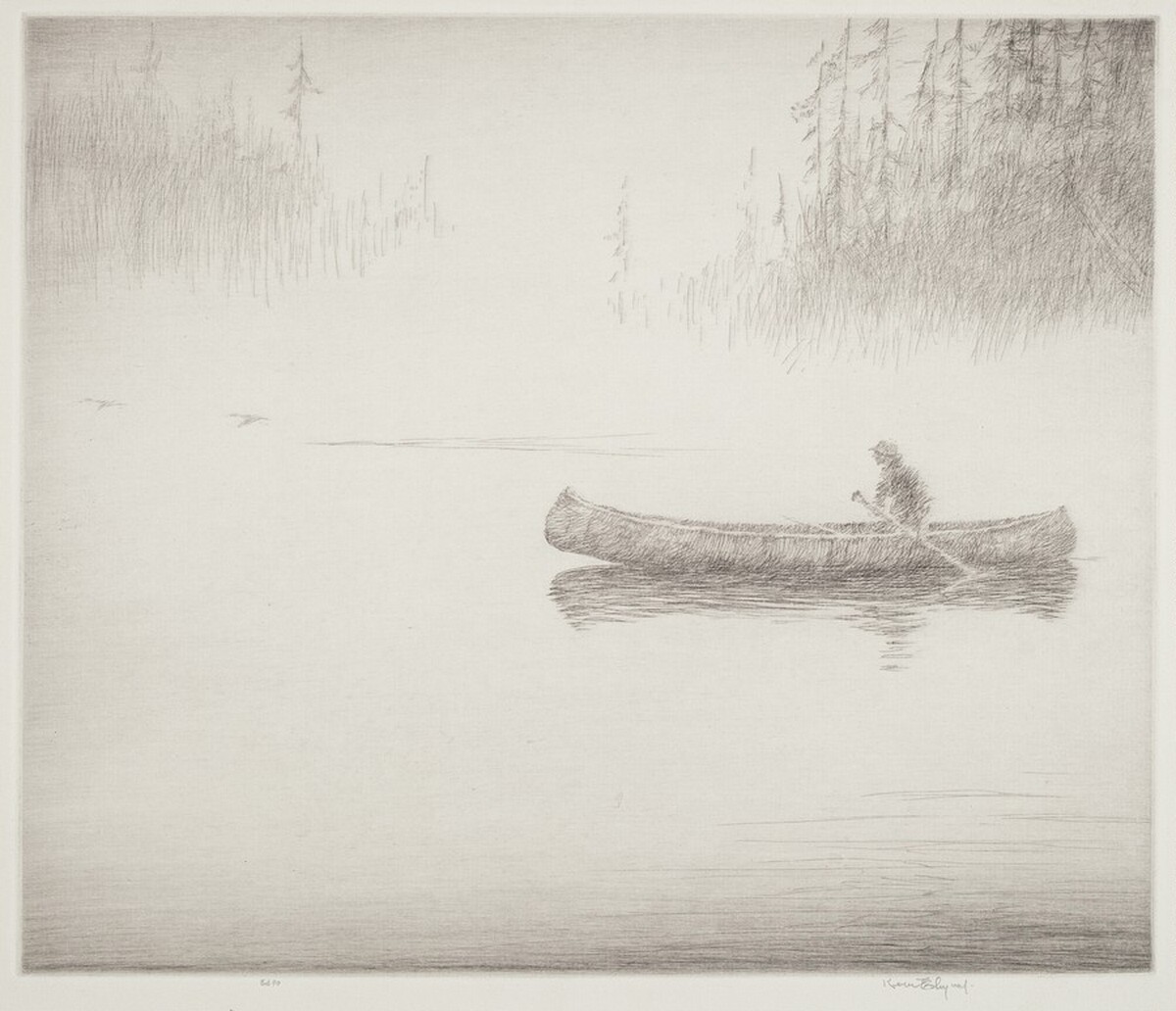 Mist on the Agawa by Kerr Eby