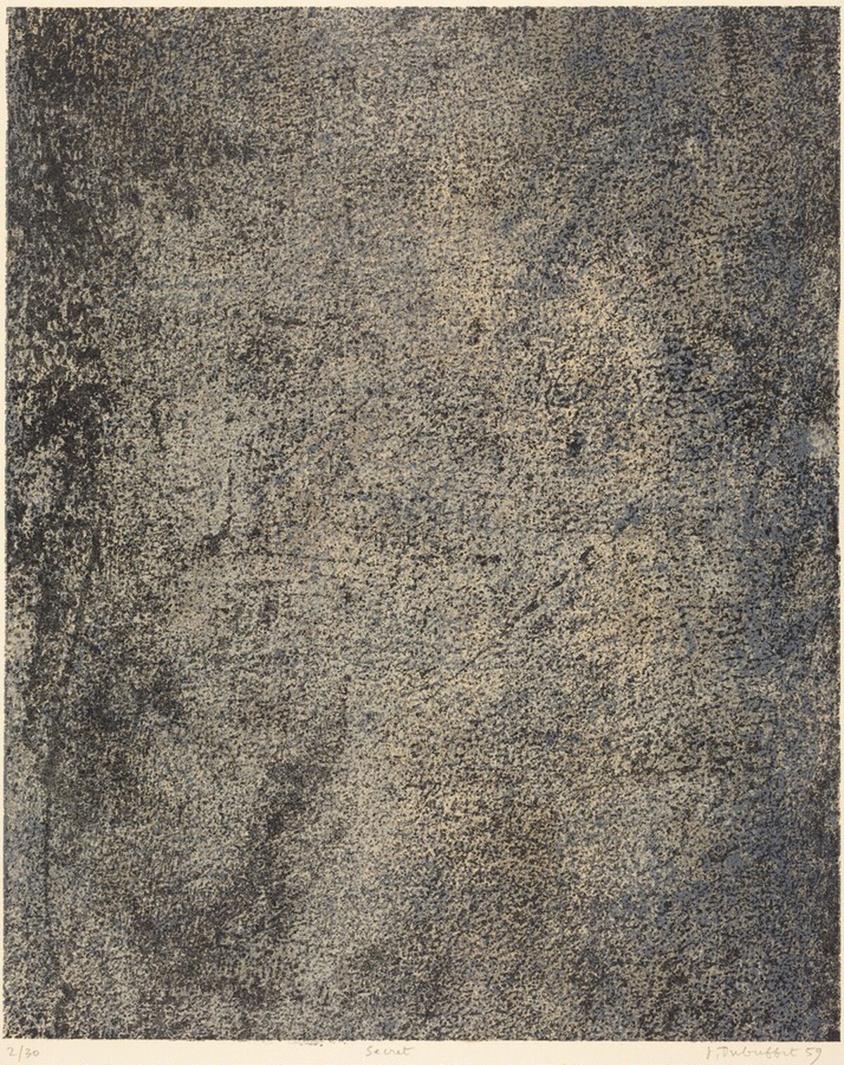 Secret by Jean Dubuffet